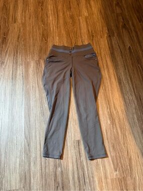 Tredstep Women Gray Equestrian Breeches with Silicone Grip